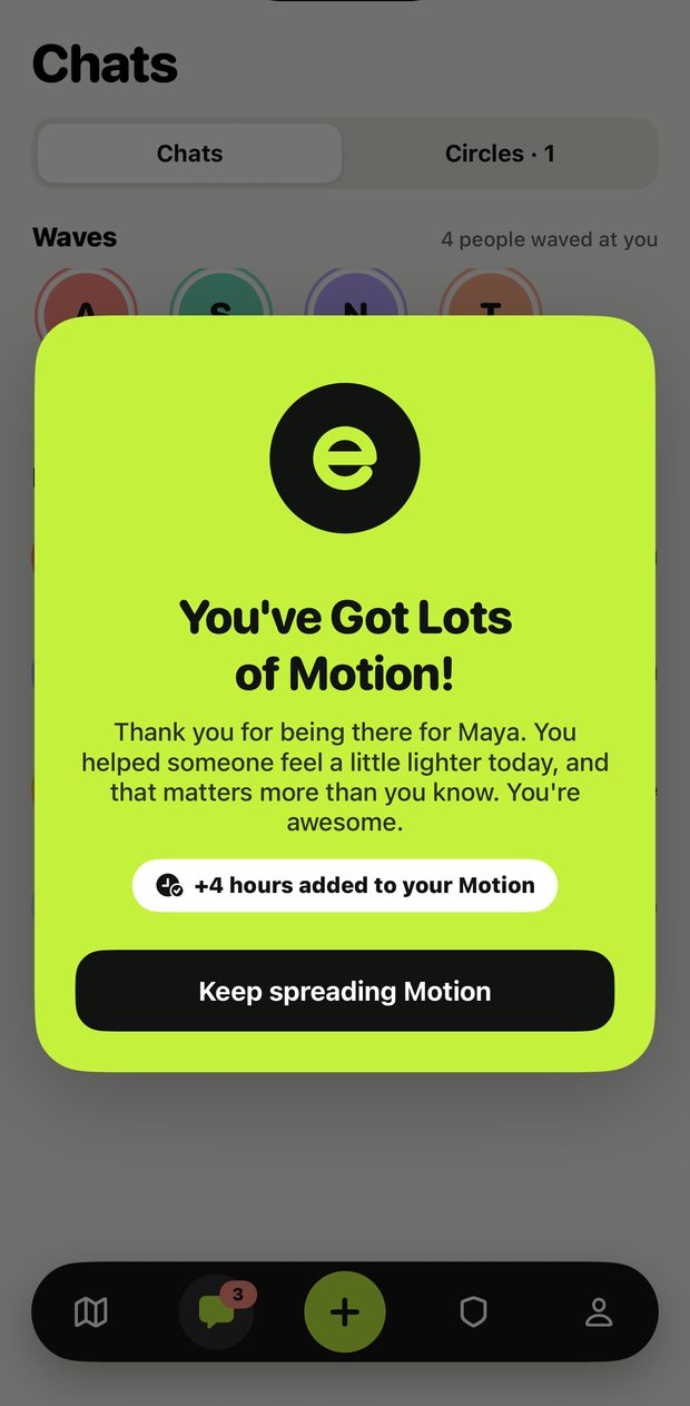 You've got lots of Motion celebration